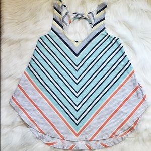 Anthropologie Deletta Striped Swing Tank